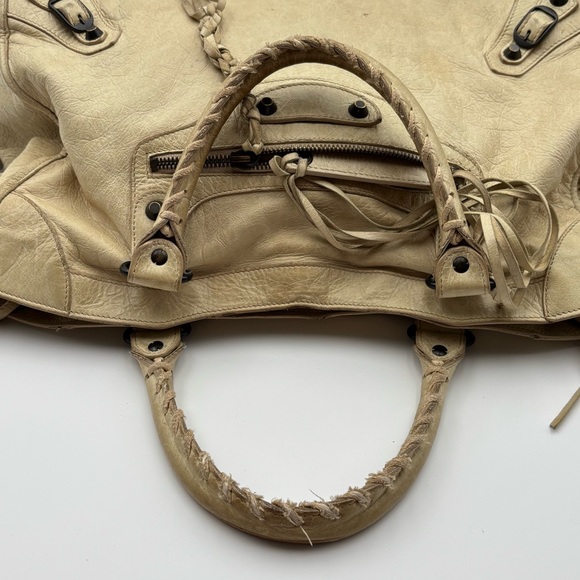 Balenciaga Classic City Bag Parchemin Distressed Leather Vintage - Picture 7 of 10